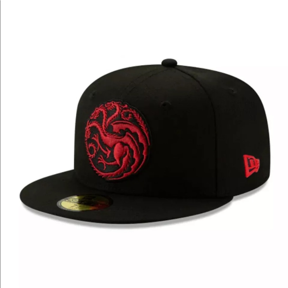HBO Games of Thrones House Targaryen 59Fifty Fitted Cap - Black